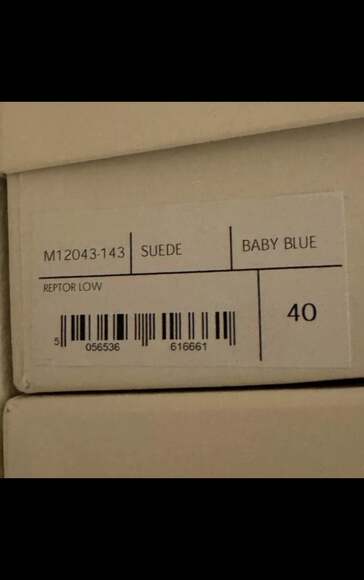 REPRESENT Reptor Low-top Sneakers in Powder Blue - Picture 7 of 10